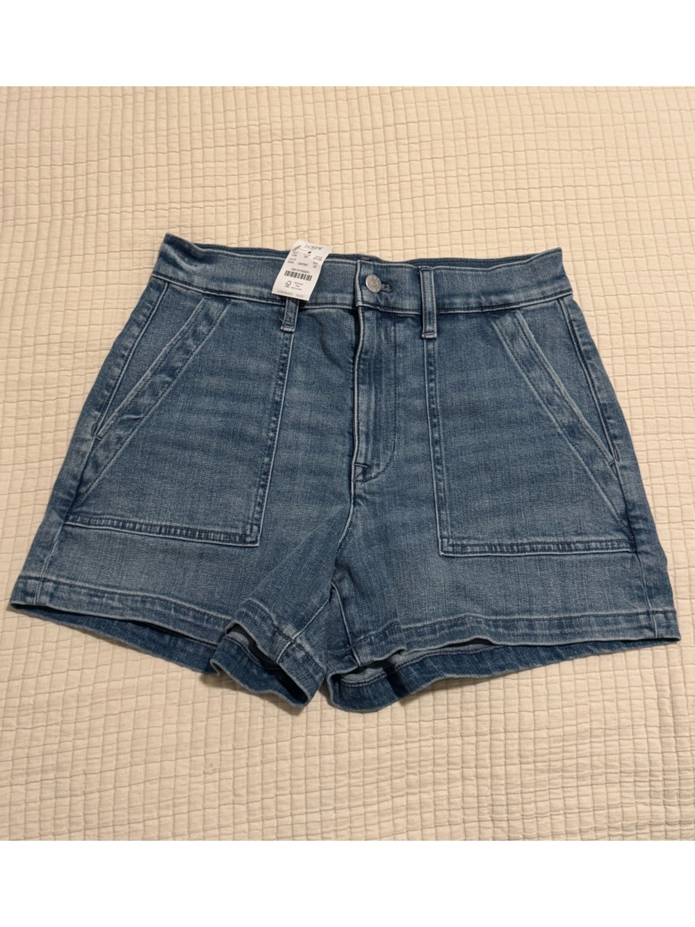 NWT j crew utility denim shorts